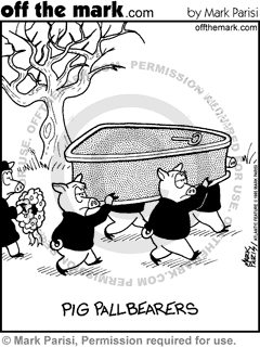 KEYWORD1  1995-03-02  pig  pigs  piggy  hog  hogs  pallbearer  pallbearers  death