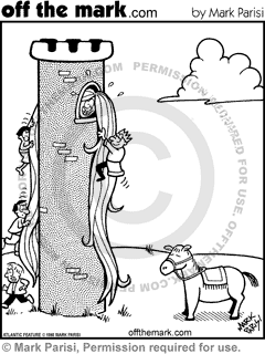 KEYWORD1  1998-01-08  rapunzel  hair  hair style  long hair  knight  knights  relationship  relation