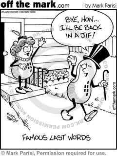 KEYWORD1  1999-08-30  mr. peanut  mrs. peanut  peanut  peanuts  peanut butter  jiff  jif  quick