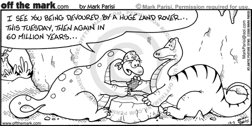 KEYWORD1  2000-12-03  dinosaur  dinosaurs  prehistoric  devour  devours  devoured  huge  land rover