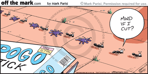 KEYWORD1  2004-06-13  sunday cartoon  sunday cartoons  color cartoon  color cartoons  ant  ants  bug