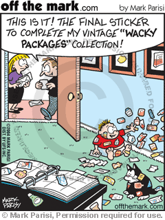 KEYWORD1  2004-09-29  wacky packages  collection  collections  collector  collectors  cat  cats  fel