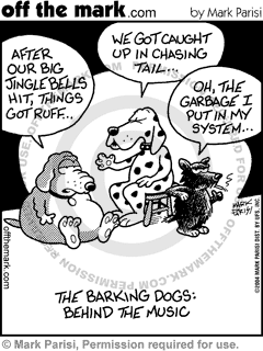 KEYWORD1  2004-12-23  music  the barking dogs  band  group  rock group  jingle bells  song  songs