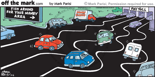 KEYWORD1  2006-02-05  toll  tolls  toll booth  toll booths  swerve  swerving  distract  distracted