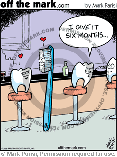 KEYWORD1  2009-03-02  i give it six months  toothbrushes  toothbrush  tooth brush  tooth brushes  to