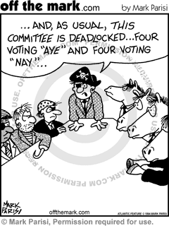 Decision-making Cartoons | Witty off the mark comics by Mark Parisi