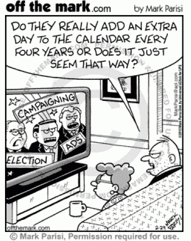 Is leap year really longer or do elections make it seem that way'
