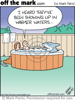 Hot tub Cartoons | Witty off the mark comics by Mark Parisi