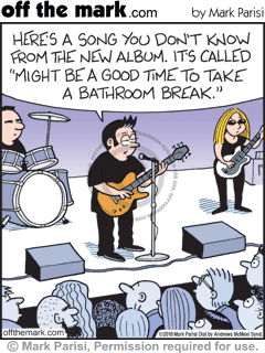 Rock band Cartoons | Witty off the mark comics by Mark Parisi